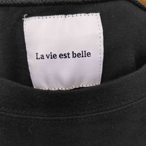 La vie est belle 花柄 プリント クルーネック S/S シャツ メンズ import:XL